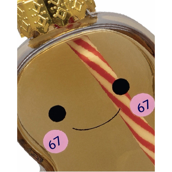 2 Aldi Gingerbread Man Ornament Sipper Cup Glass Bearista Christmas 2025 Viral - Picture 7 of 7